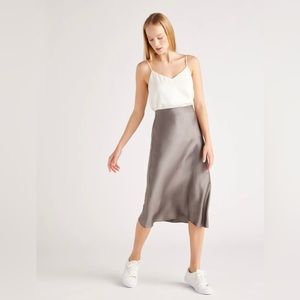 100% Washable Silk Skirt